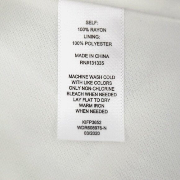 Socialite White Swiss Dot Tiered V-Neck Short Sleeve Dress S Boho BabyDoll - Picture 6 of 7